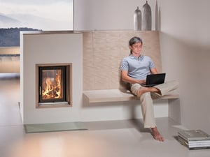 Tiled stoves & tiled fireplaces